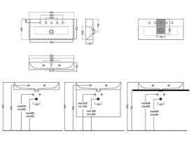 Раковина для ванной Hatria Bahia 13 80х36,5 см керамика белый глянцевый BH0800365011TS0