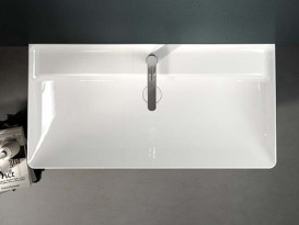 Раковина для ванной Hatria Canalgrande 100х50 см керамика белый глянцевый 00Y1EL01