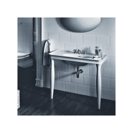 Раковина для ванной Hatria Dolcevita 100х55 см санитарный фарфор белый 00Y0F001