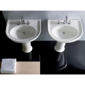 Раковина для ванной Hatria Dolcevita 70х55 см санитарный фарфор белый 00Y0EX01