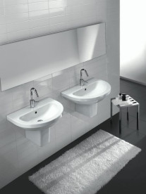 Раковина для ванной Hatria Erika pro 62x46 см керамика белый 00YXJE01