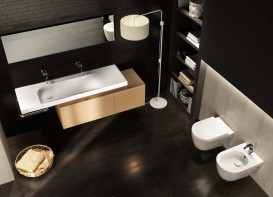 Раковина для ванной подвесная Hatria Grandangolo 130х50 см белый Y0XS01