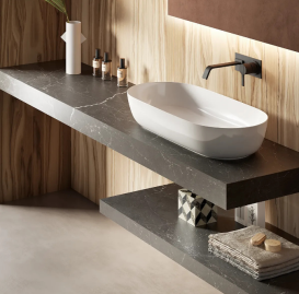 Раковина для ванної Hatria Happy Hour 21:00 S 75х38 см фаянс білий 00Y8AL01