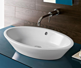 Раковина для ванної Hatria Happy Hour 22:00 70х40 см фаянс білий 00Y0M901