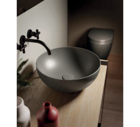 Раковина для ванної Hatria Happy Hour Alchemy 05:00 S 25х25 см фаянс попіл A0Y5A545