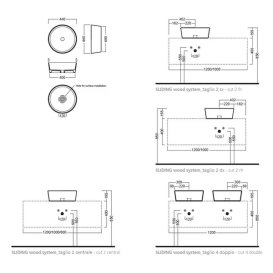 Раковина для ванної Hatria Happy Hour Alchemy 07:00 S 40х40 см фаянс пісок A0Y1VG26