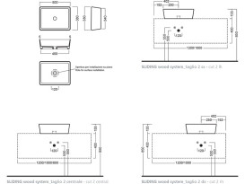 Раковина для ванной Hatria Happy Hour Alchemy 11:00 S 50х38 см фаянс цемент A0Y1VH07