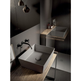 Раковина для ванной Hatria Happy Hour Alchemy 11:00 S 50х38 см фаянс цемент A0Y1VH07