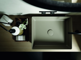 Раковина для ванной Hatria Happy Hour Alchemy 11:00 S 50х38 см фаянс лес A0Y1VH46