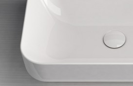 Раковина для ванной Hidra Gio Evolution 60,5х40 см санфаянс белый глянцевый G40E 001 bianco lucido