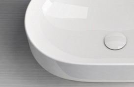 Раковина для ванної Hidra Gio Evolution 60х40 см санфаянс білий глянцевий G60E 001 bianco lucido