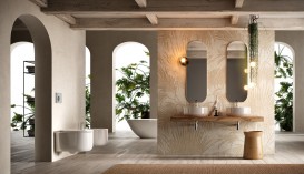 Раковина для ванної Hidra Gio Evolution Ø42 см санфаянс білий глянцевий G42E 001 bianco lucido