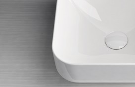 Раковина для ванної Hidra Gio Evolution 42х42 см санфаянс білий глянцевий G43E 001 bianco lucido