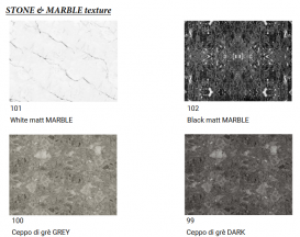 Раковина для ванної Hidra Wire накладна Ø43 см санфаянс темно-сірий мармур W1 99 ceppo di gre dark