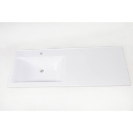 Раковина для ванной Insana Leana L 125х48х13 чаша слева искусственный камень белый А0054529