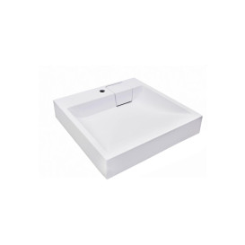 Раковина для ванной Insana Lorena 60х60х12 искусственный камень белый А0053425