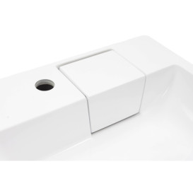 Раковина для ванної Insana Lorena 60х60х12 штучний камінь білий А0053425