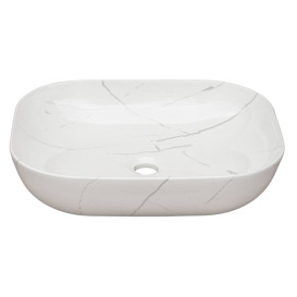 Раковина для ванной Insana Oswald 50х40 см керамика белый/серый А0056825