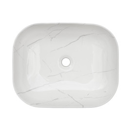 Раковина для ванной Insana Oswald 50х40 см керамика белый/серый А0056825