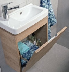 Раковина для ванної Jika Cubito 45 см з отвором зліва кераміка білий H8114230001051