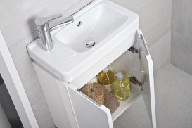 Раковина для ванної Jika Cubito 45 см з отвором зліва кераміка білий H8114230001051