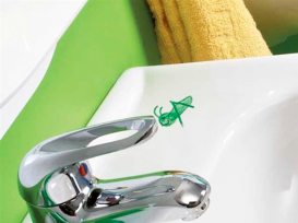 Раковина для ванной Jika Deep детская 45х37 см белый с декором H8156140001341