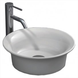 Раковина для ванной Kerama Marazzi Canaletto Ø40 см керамика белый CN.wb.40