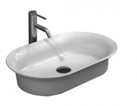 Раковина для ванної Kerama Marazzi Canaletto 65x40 см кераміка білий CN.wb.65