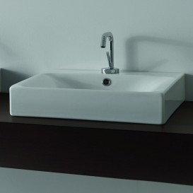 Раковина для ванної Kerasan Cento підвісна / накладна 50х45 см біла 353001