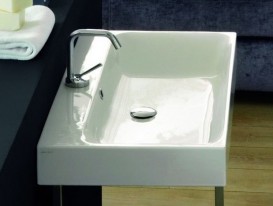 Раковина для ванной Kerasan Cento подвесная/накладная 80х45 см белая 353301