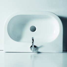 Раковина для ванної Kerasan Flo підвісна / накладна 70х42 см біла 315001