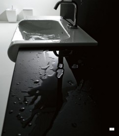 Раковина для ванной Kerasan Inka полувстраиваемая 40х40 см белая 341201