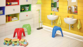 Раковина для ванной Kolo Bambi 43х37 сантехническая керамика белый 102140UA