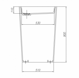 Раковина для ванной Kolpa San Ramona 61х38х90 см отдельно стоящая Kerrock белый 922610