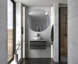 Раковина для ванної кімнати Kolpa San Soft 380 ON 38х12 см без отворів без переливу Kerrock білий 864100