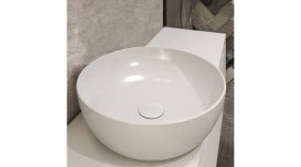 Раковина для ванної кімнати  Ravak Uni 400 B Slim накладна без переливу кераміка білий XJX01140003