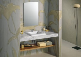 Раковина для ванної кімнати Roca America 58х47.5 см врізна кераміка білий A327495000