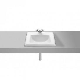 Раковина для ванної кімнати Roca America 58х47.5 см врізна кераміка білий A327495000