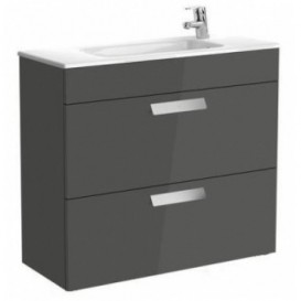 Раковина для ванной комнаты Roca Debba с установкой на тумбу 600х360 мм керамика белый A32599H000