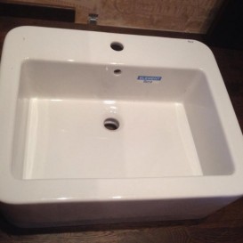 Раковина для ванної кімнати Roca Element 60х50.5 см накладна кераміка білий A327571000