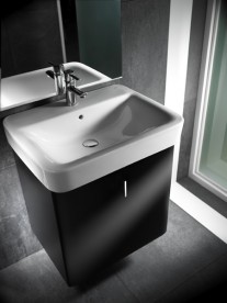 Раковина для ванної кімнати Roca Senso Square 65х47.5 см підвісна кераміка білий A32751A000