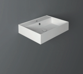 Раковина для ванной комнаты Simas Agile подвесная 610х460 мм санфаянс белый AG61