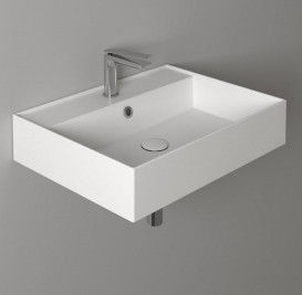 Раковина для ванной комнаты Simas Agile подвесная 810х460 мм санфаянс белый AG81