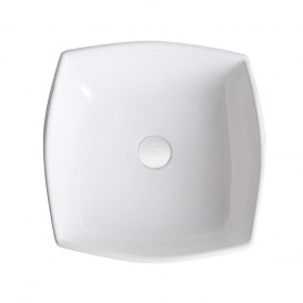 Раковина для ванної Kraus Elavo накладна 42х42 см кераміка білий KCV-126