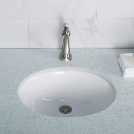 Раковина для ванной Kraus Elavo врезная 45,5х37,5 см керамика белый KCU-211