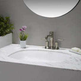 Раковина для ванної Kraus Elavo врізна 60х44 см кераміка білий KCU-261