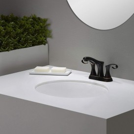 Раковина для ванной Kraus Elavo врезная 54х43,8 см керамика белый KCU-271