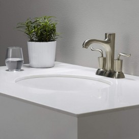 Раковина для ванной Kraus Elavo врезная 54х43,8 см керамика белый KCU-271