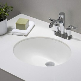 Раковина для ванной Kraus Elavo врезная 54х43,8 см керамика белый KCU-271