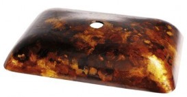 Раковина для ванної Kraus Multi-Tone скло осінній ліс GVR-410RE-15mm